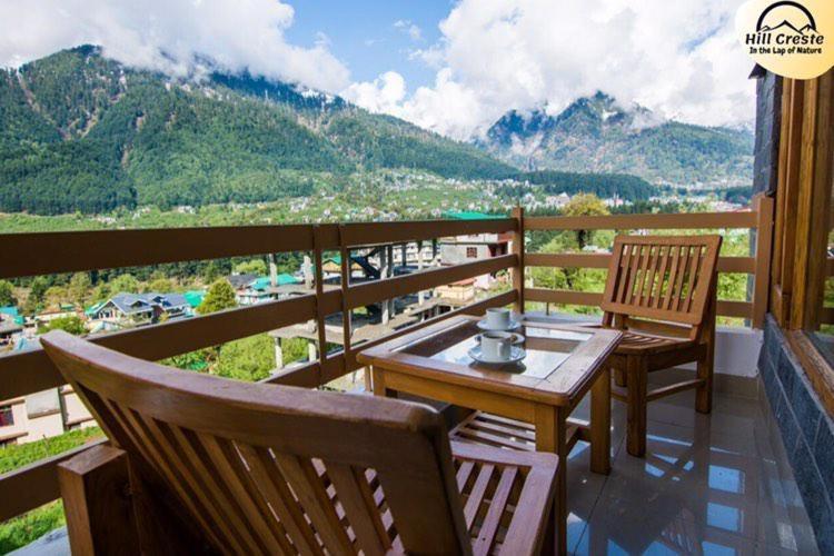Hill Creste Manali Manāli Exterior foto