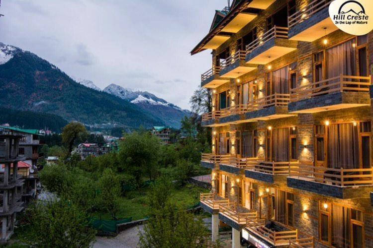 Hill Creste Manali Manāli Exterior foto