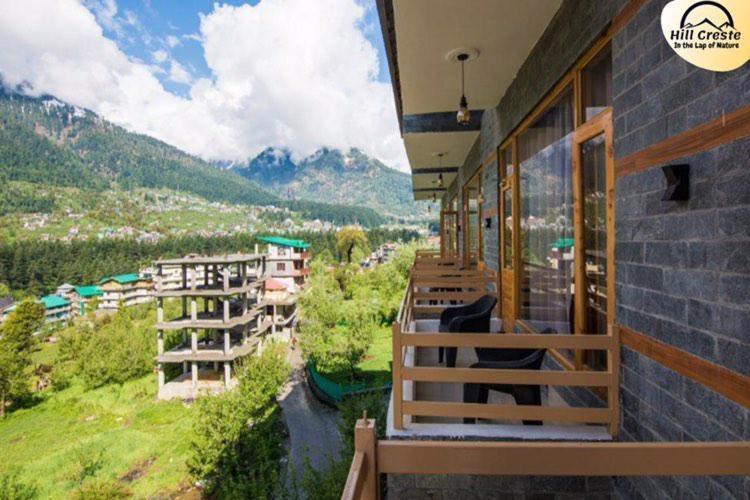 Hill Creste Manali Manāli Exterior foto